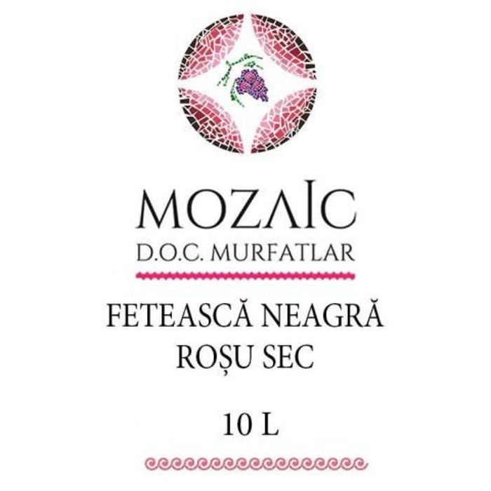 Jidvei Vin Rosu Sec Mozaic Feteasca Neagra BIB 10L
