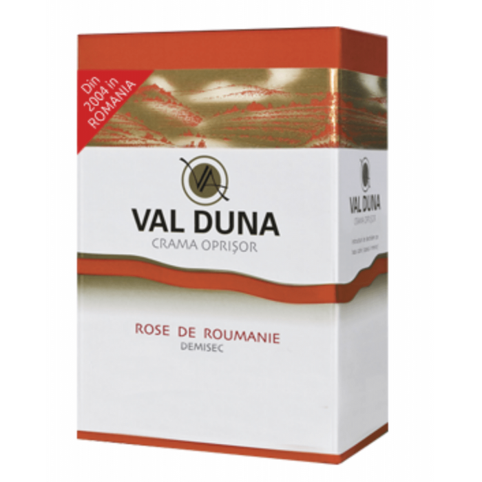 Crama Oprisor Val Duna De Roumanie Vin Rose BIB 5L