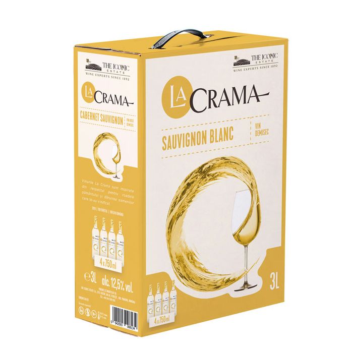 La Crama Vin Alb Sauvignon Blanc BIB 3L