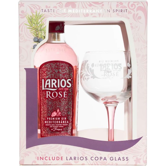 Larios Rose Gin 0.7L 1 Pahar