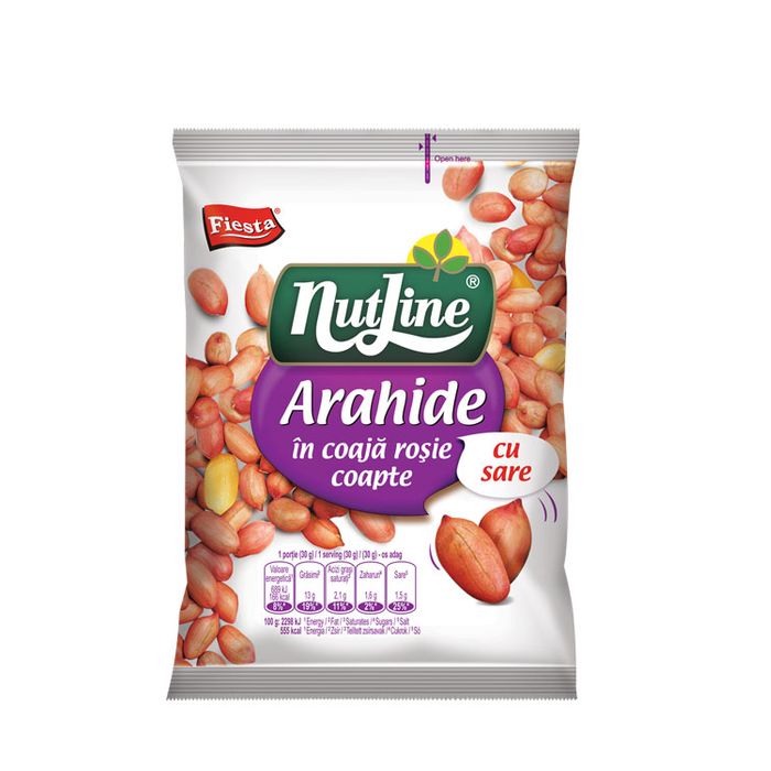 Nutline Arahide Coaja Rosie 4 Bucati X 300GR