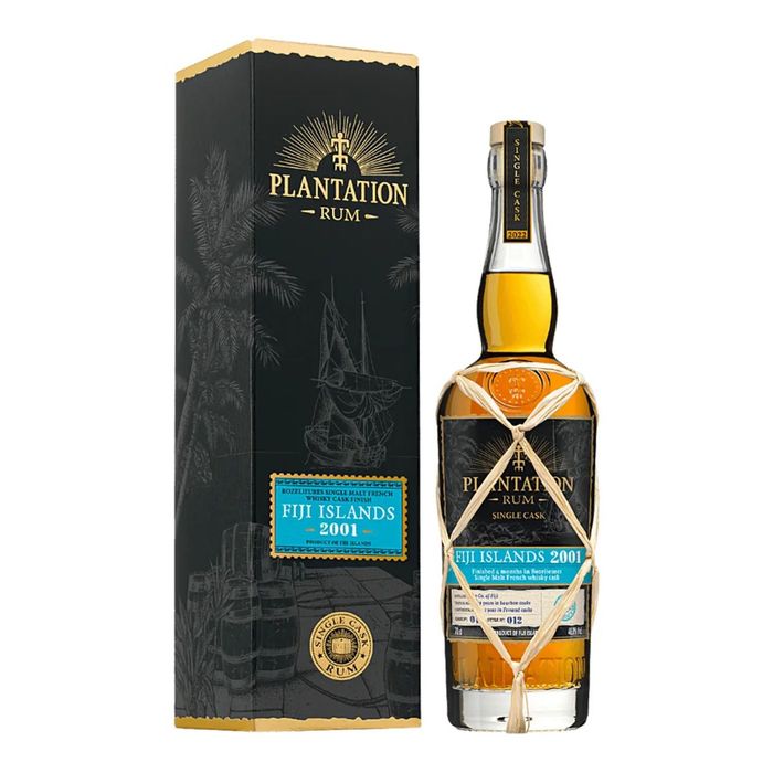 Plantation rom single cask fiji 2001 0.7L