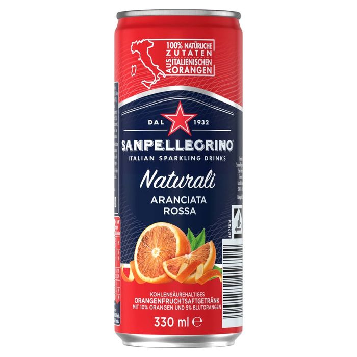 San Pellegrino Aranciata Rossa 6 Bucati X 0.33L