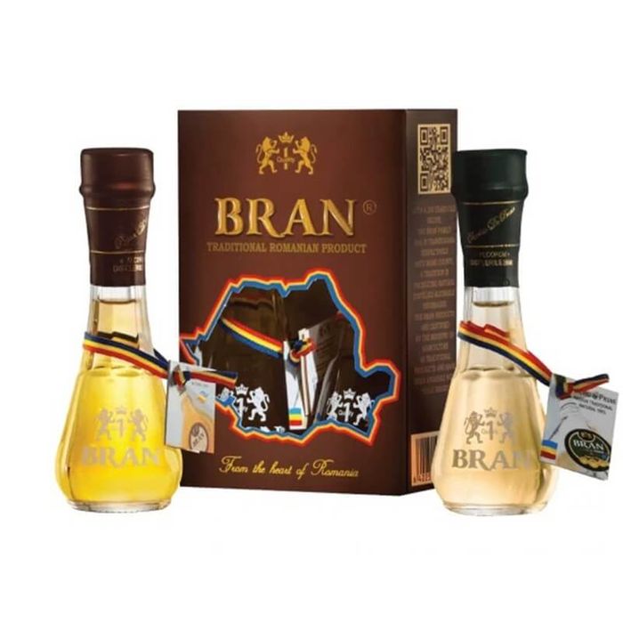 Bran Set 2 Toiuri Palinca + Rachiu 45ML