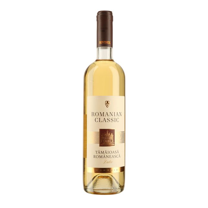 Rovinex Vin Alb Romanian Classic Tămâioasă 2 Bucati X 0.75L