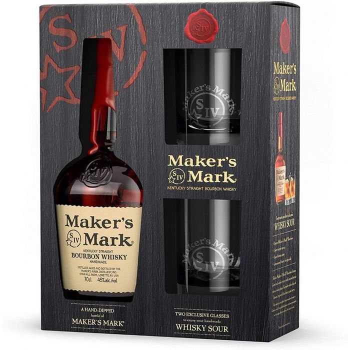 Maker’s Mark Whisky 0.7L 2 Pahare