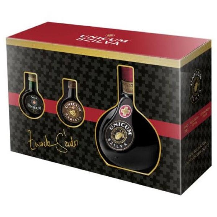Unicum Szilva Lichior 0.7L + 2 X 0.04L 