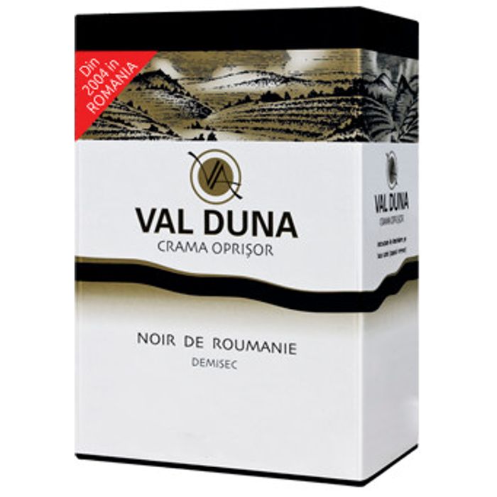 Crama Oprisor Val Duna Vin Rosu Noir De Roumanie BIB 10L