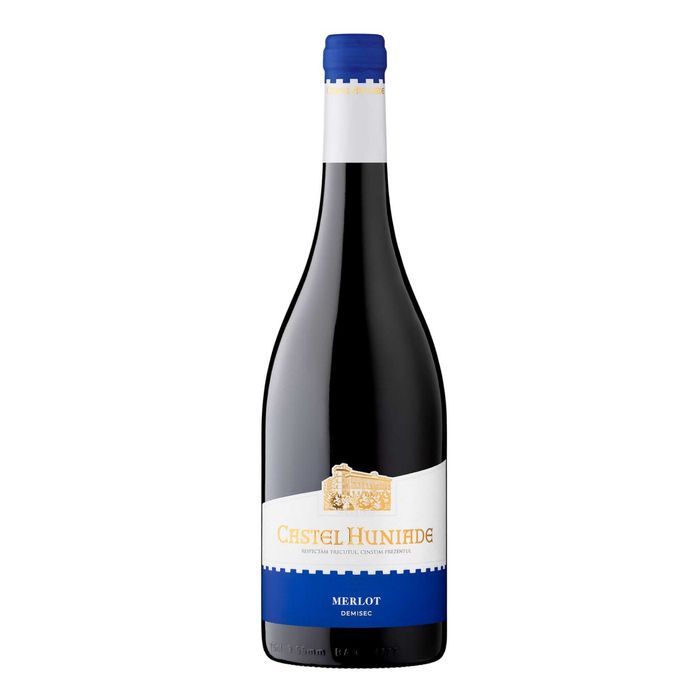 Cramele Recas Castel Huniade Vin Rosu Merlot 0.75L
