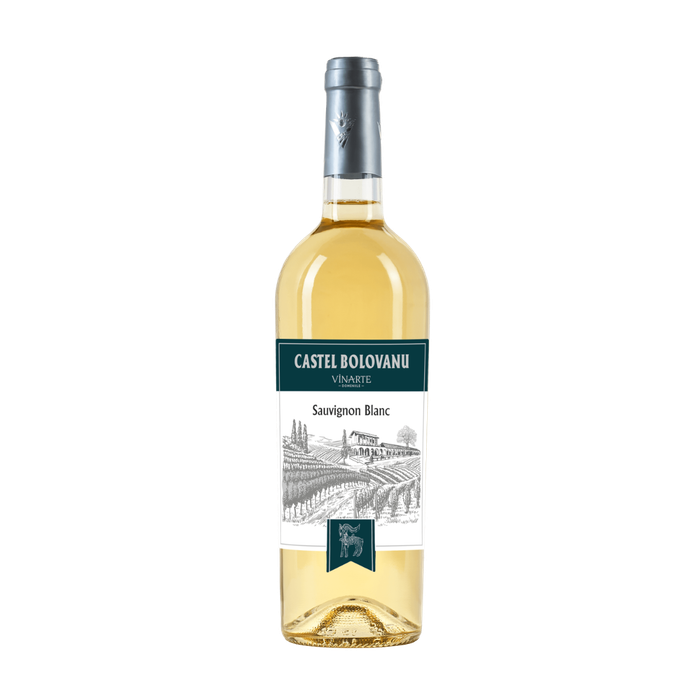 VINARTE CASTEL BOLOVANU VIN ALB SAUVIGNON BLANC 0.75L