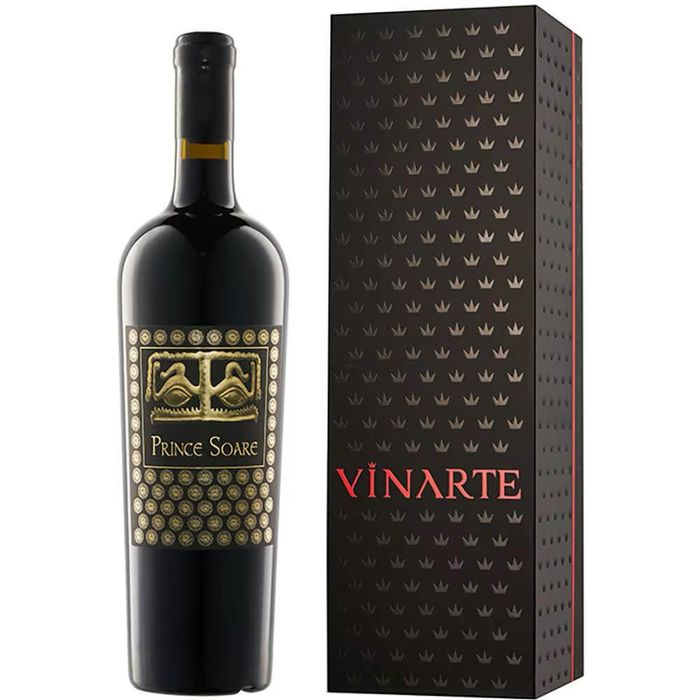 Vinarte Prince Soare Vin Rosu Merlot & Cabernet 0.75L