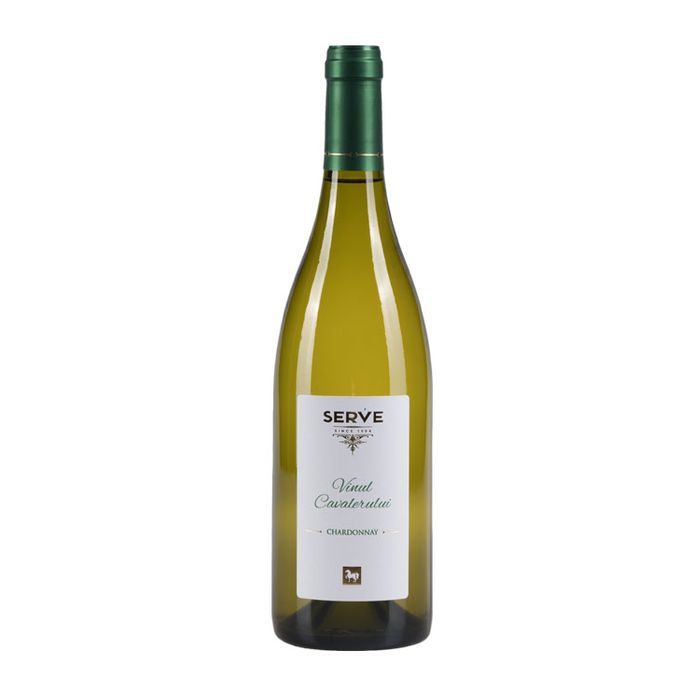 Serve Vin Alb Vinul Cavalerului Chardonnay 0.75L
