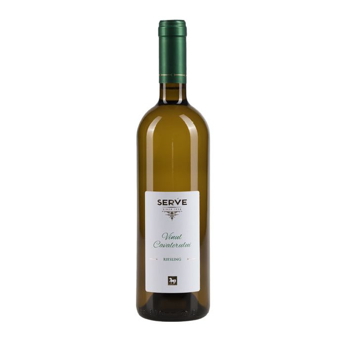 Serve Vin Alb Vinul Cavalerului Riesling 0.75L