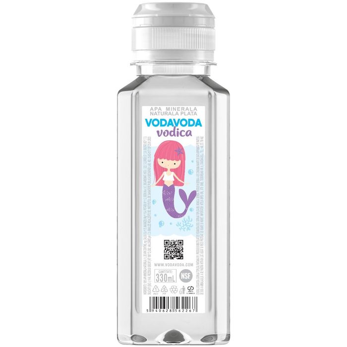 Vodavoda Minerala Naturala Plata PET Pentru Copii 12 Bucati X 0.33 L