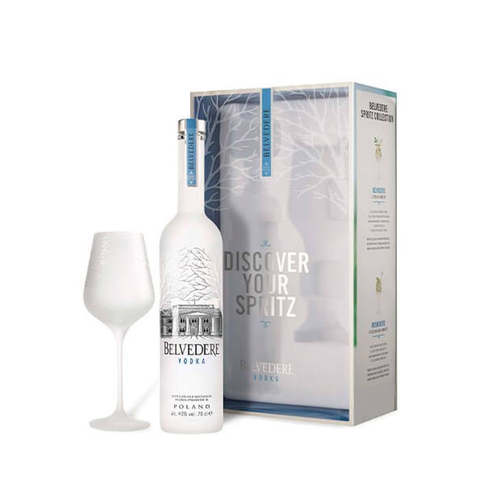 Belvedere Vodka Spritz cu Pahar 0.7L