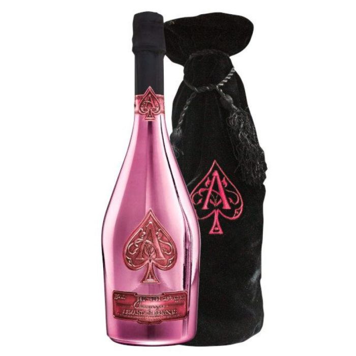Armand De Brignac Sampanie Brut Rose Velvet Bag 0.75L Armand De Brignac Sampanie Brut Rose Velvet Bag 0.75L