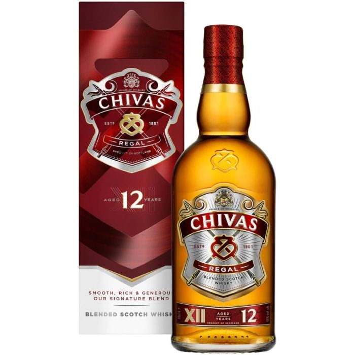 Chivas Regal Whisky 12YO 0.7L Cutie Chivas Regal Whisky 12YO 0.7L Cutie