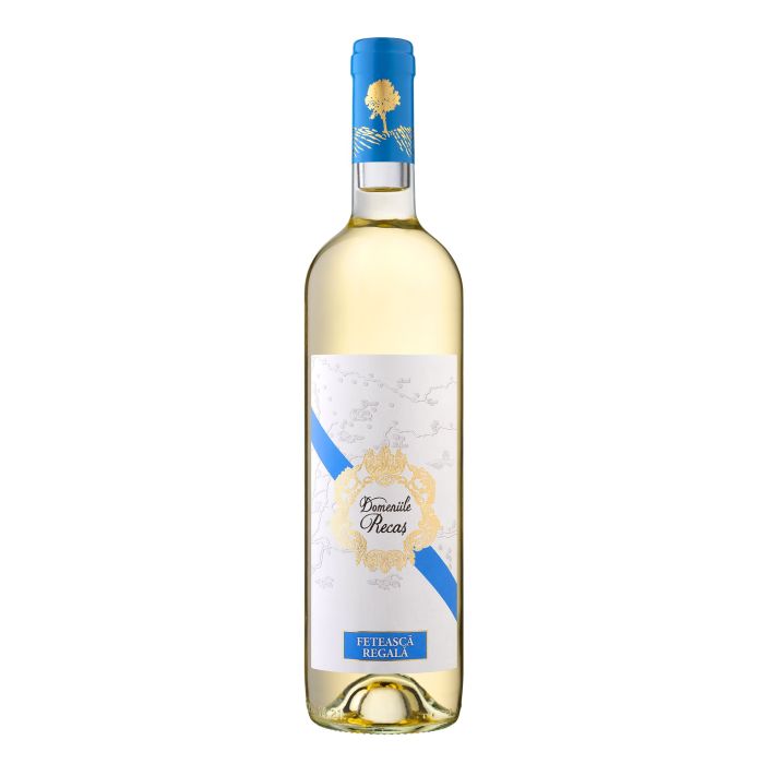 Cramele Recas Vin Alb Domeniile Recas Feteasca Regala 0.75L Cramele Recas Vin Alb Domeniile Recas Feteasca Regala 0.75L
