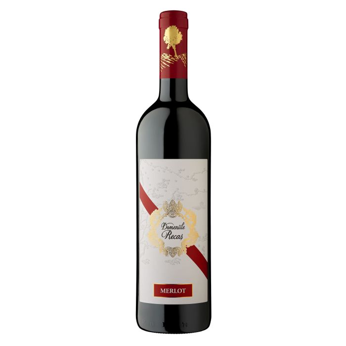 Cramele Recas Vin Rosu Domeniile Recas Merlot 0.75L Cramele Recas Vin Rosu Domeniile Recas Merlot 0.75L