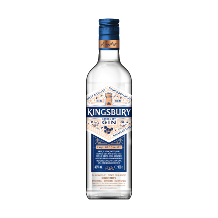 Kingsbury Gin 1L