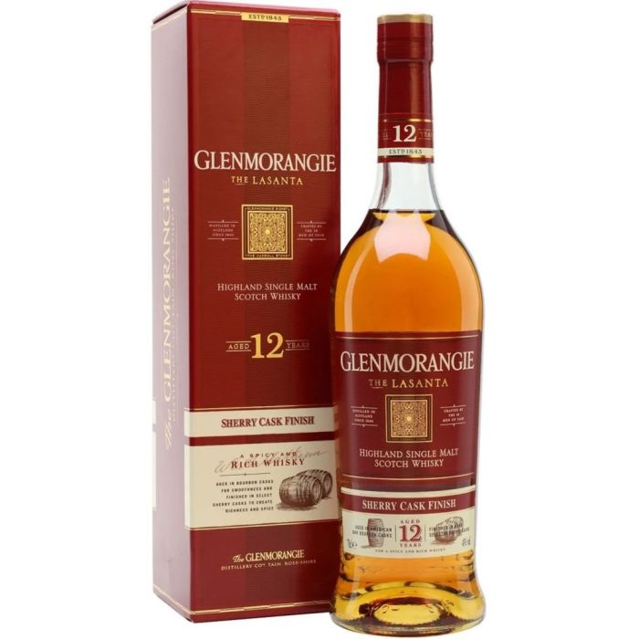 Glenmorangie Single Malt Whisky Lasanta 12 YO 0.7L Glenmorangie Single Malt Whisky Lasanta 12 YO 0.7L
