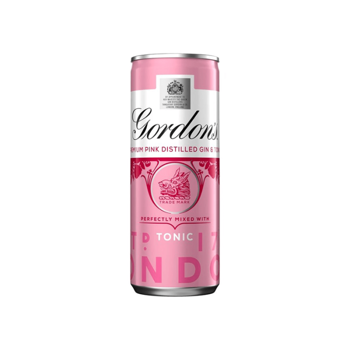 Gordon’s Pink & Tonic Gin 0.25l 4 BucatI x 0.25L Gordon’s Pink & Tonic Gin 0.25l 4 BucatI x 0.25L