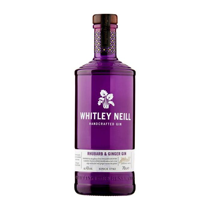 Whitley Neill Gin Rhubarb & Ginger 0.7L Whitley Neill Gin Rhubarb & Ginger 0.7L