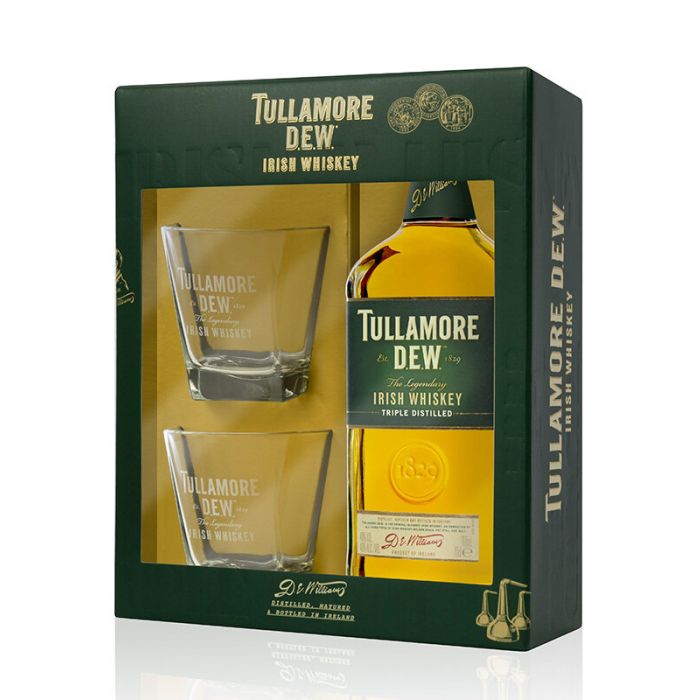 Tullamore D.E.W. Whisky 0.7L 2 Pahare Tullamore D.E.W. Whisky 0.7L 2 Pahare