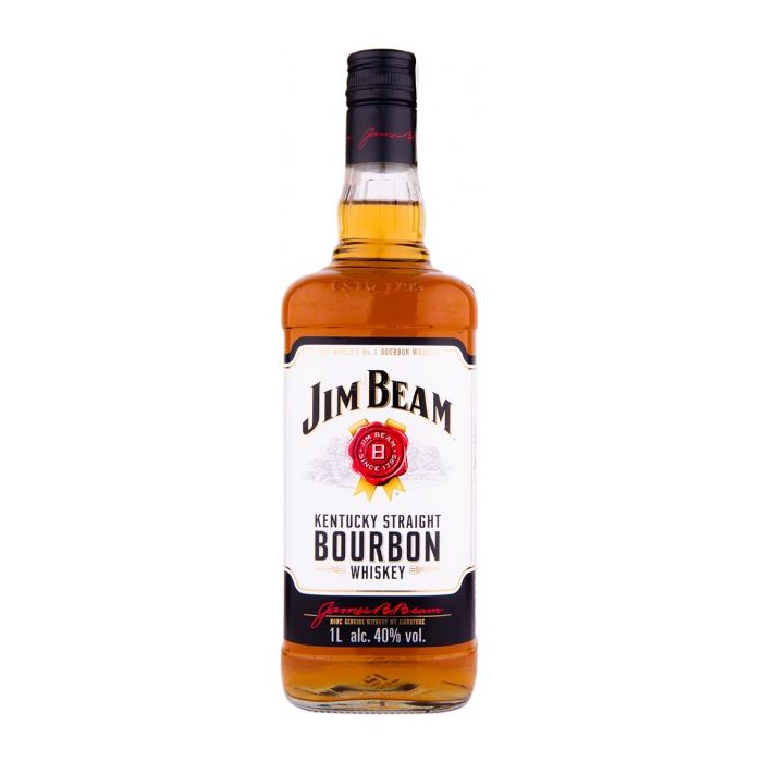 Jim Beam Whiskey White 1L Jim Beam Whiskey White 1L