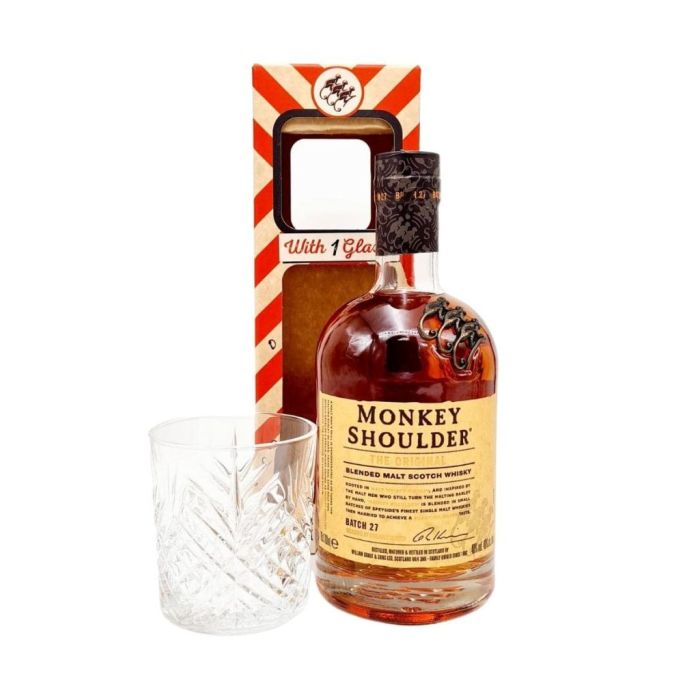 Monkey Shoulder Whisky 1 Pahar 0.7L Monkey Shoulder Whisky 1 Pahar 0.7L