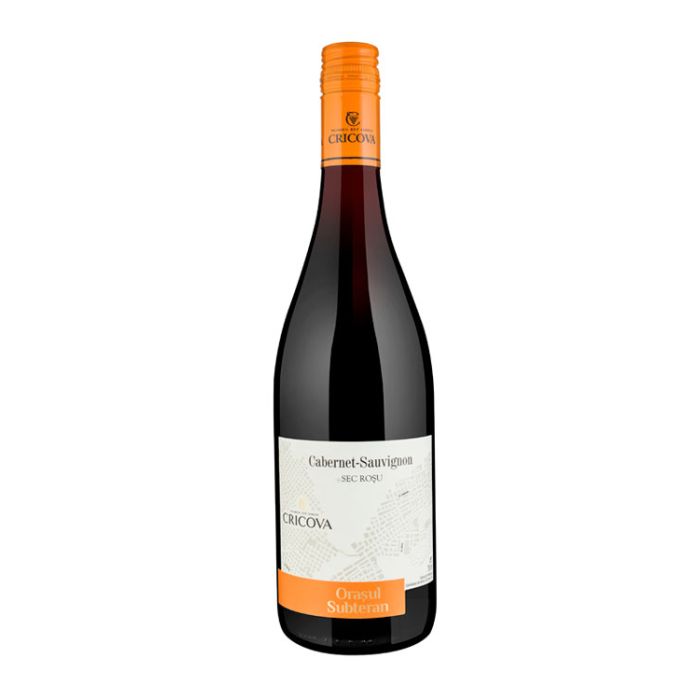 Cricova Vin Rosu Sec Orasul Subteran Cabernet Sauvignon 0.75L