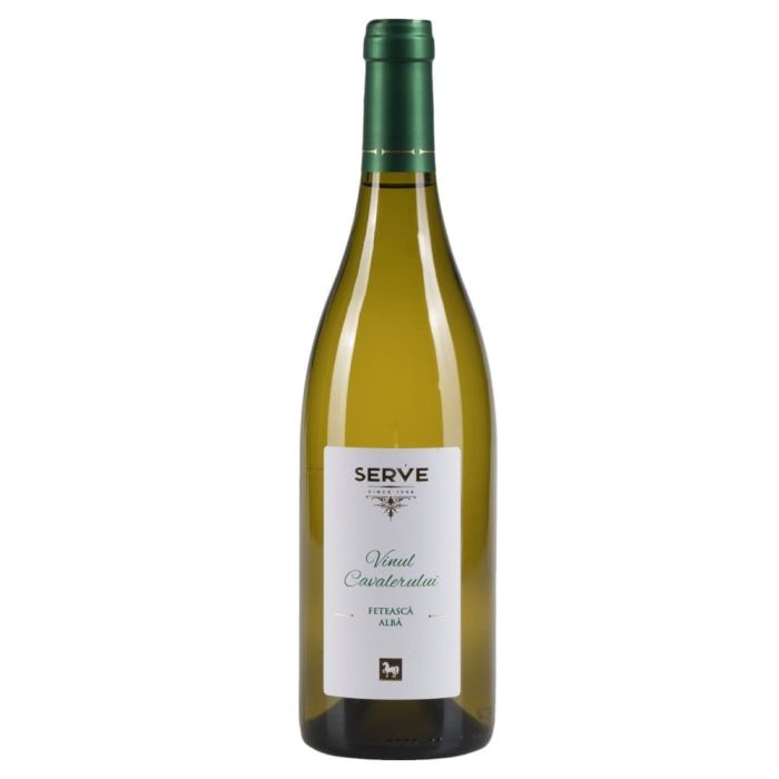 Serve Vin Alb Vinul Cavalerului Feteasca Alba 0.75L Serve Vin Alb Vinul Cavalerului Feteasca Alba 0.75L