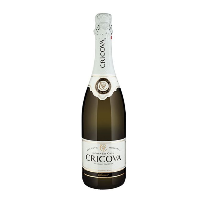Cricova Vin Spumant Alb Demisec 0.75L