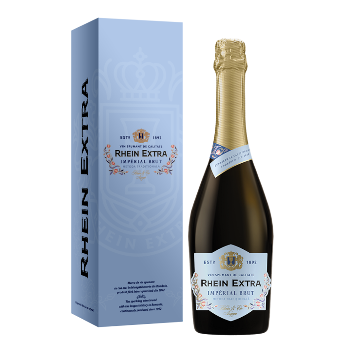 Rhein Extra Brut Imperial Vin Spumant + Gift Box 0.75L Rhein Extra Brut Imperial Vin Spumant + Gift Box 0.75L