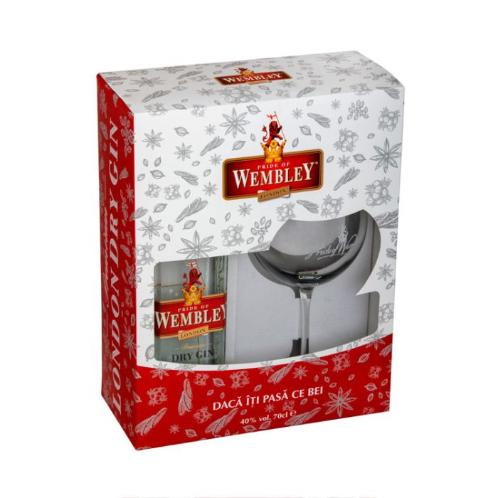Wembley Dry Gin 0.7L 1 Pahar
