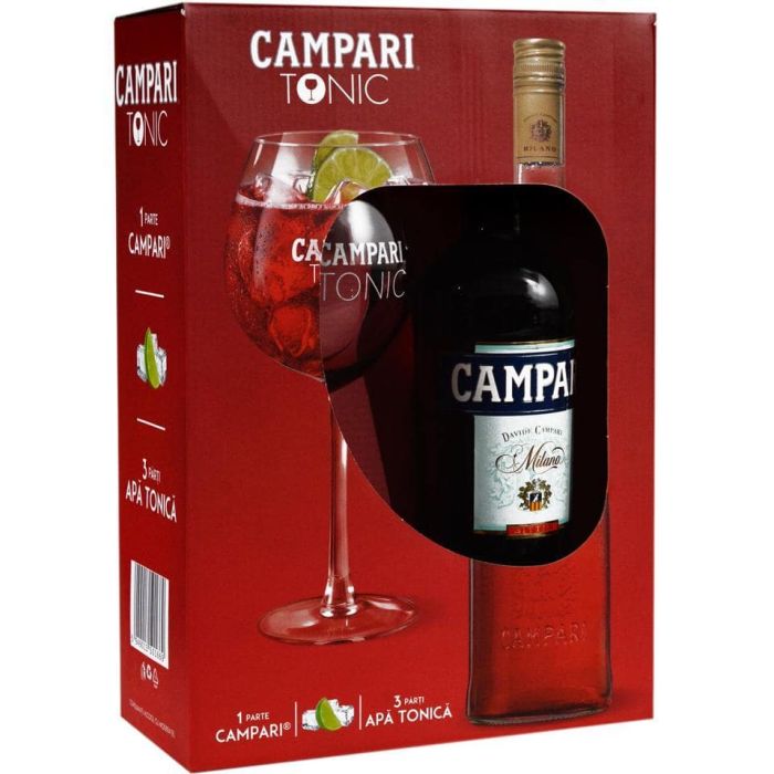 Campari Aperitiv 0.7L 1 Pahar Campari Aperitiv 0.7L 1 Pahar