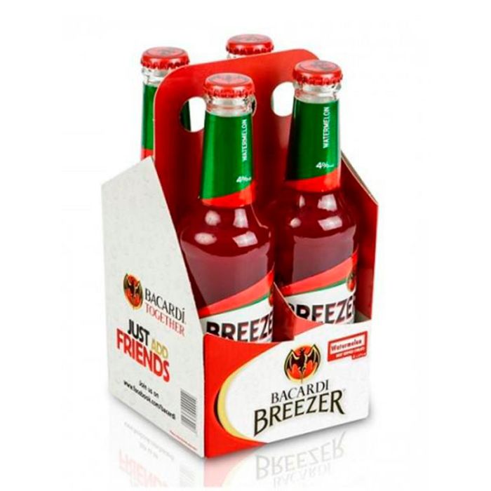Bacardi Rom Breezer Watermelon 4 Bucati X 275ML Bacardi Rom Breezer Watermelon 4 Bucati X 275ML