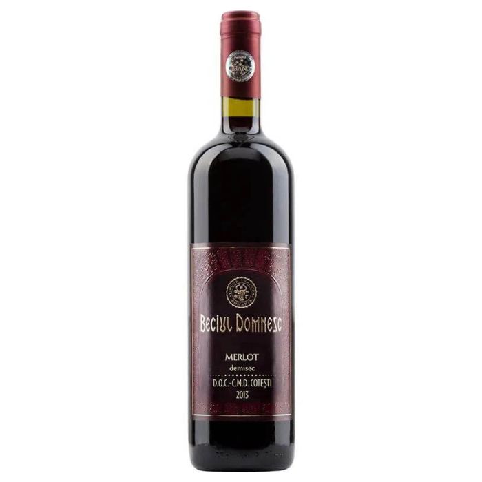 Beciul Domnesc Vin Rosu Merlot 0.75L
