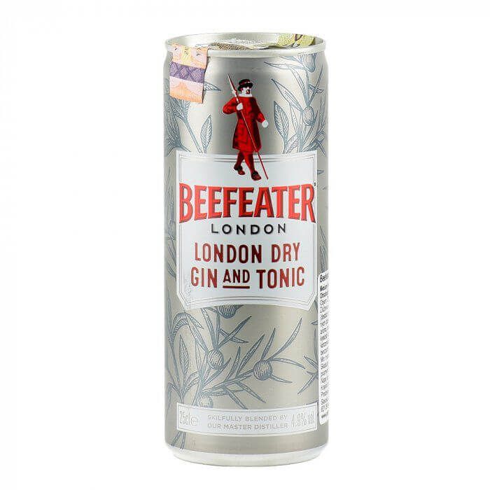 Beefeater Gin & Tonic 4 Bucati X 0.25L Beefeater Gin & Tonic 4 Bucati X 0.25L