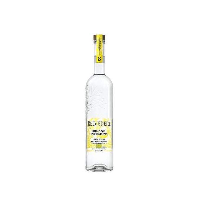 Belvedere Vodka Organic Infusions Lemon & Basil 0.7L