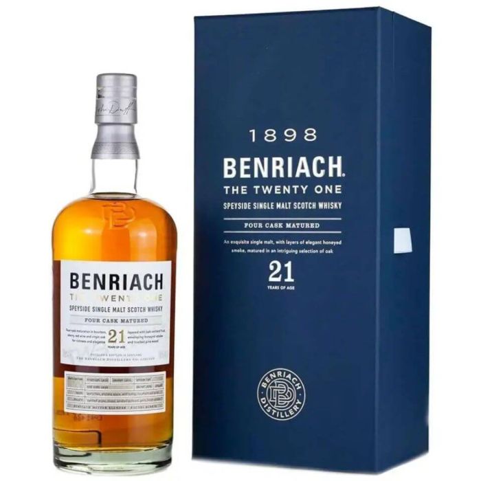Benriach 21YO Single Malt Whisky 0.7L