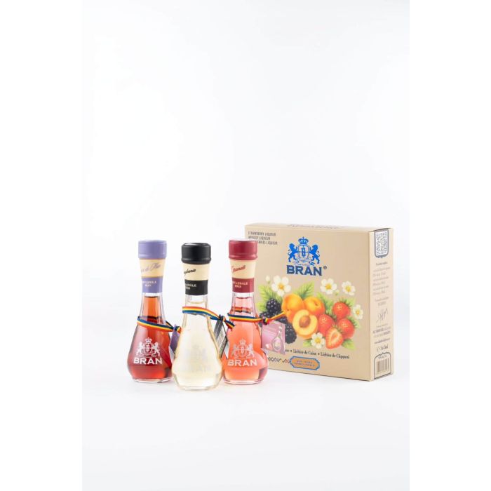 Bran Set 3 Toi Lichior Mure + Caise + Capsuni 45ML