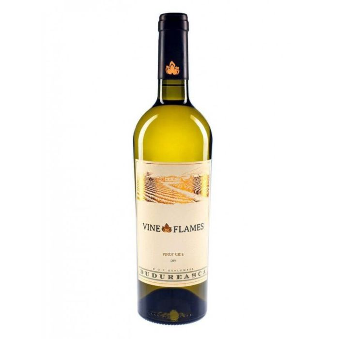 Budureasca Vin Alb Vine In Flames Pinot Gris 0.75L Budureasca Vin Alb Vine In Flames Pinot Gris 0.75L