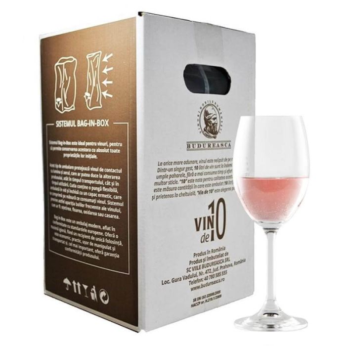 Budureasca Vin Rose Demisec BIB 10L