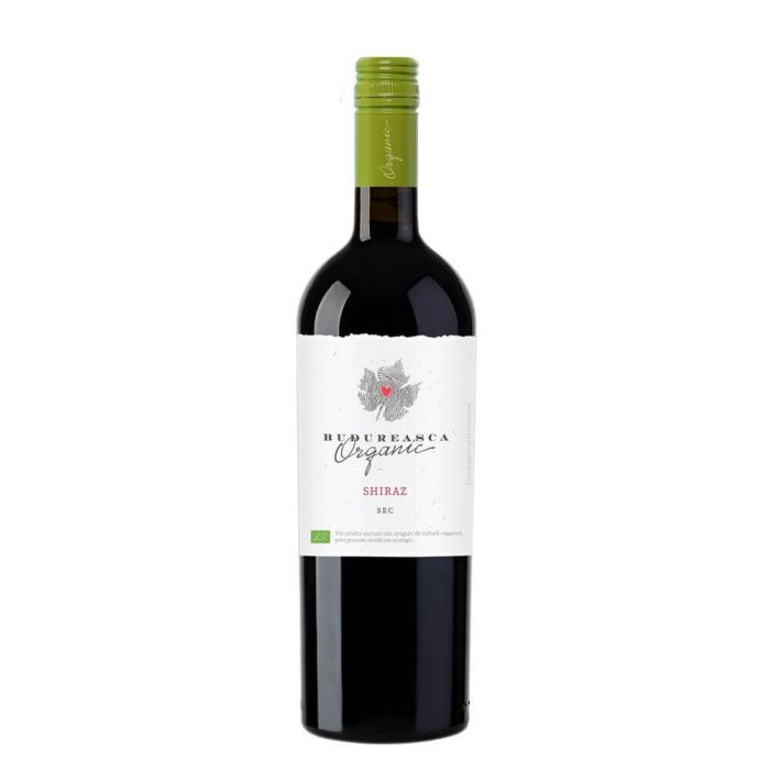 Budureasca Vin Rosu Organic Shiraz 0.75L Budureasca Vin Rosu Organic Shiraz 0.75L
