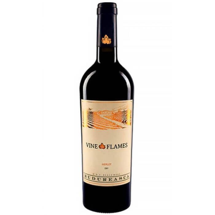 Budureasca Vin Rosu Vine In Flames Merlot 0.75L Budureasca Vin Rosu Vine In Flames Merlot 0.75L