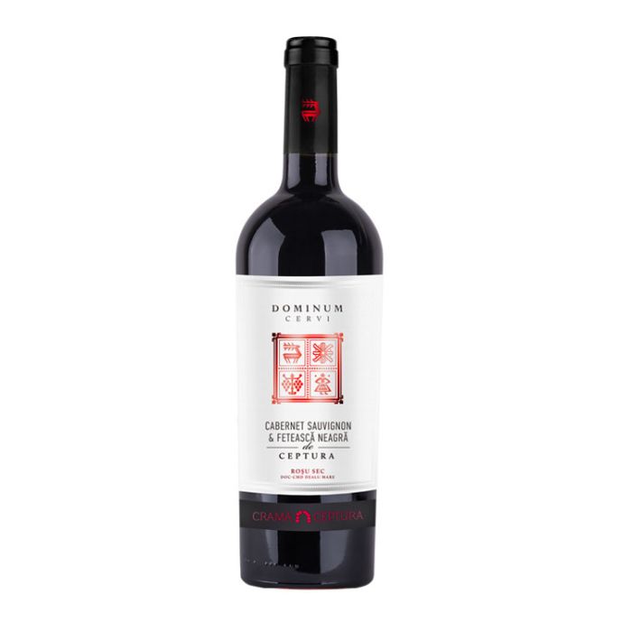 Crama Ceptura Vin Rosu Dominum Cervi Cabernet & Fetească Neagră 0.75L