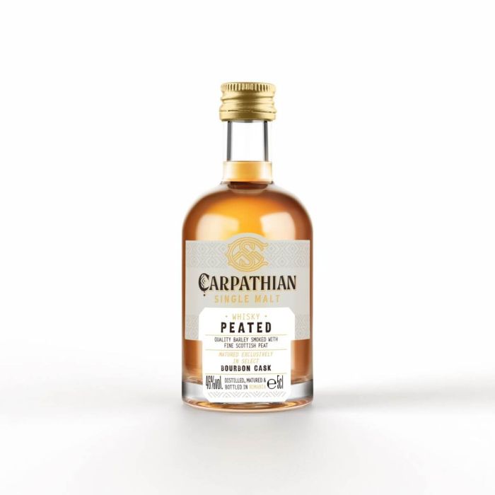 Carpathian Single Malt Whisky Peated 0.05L