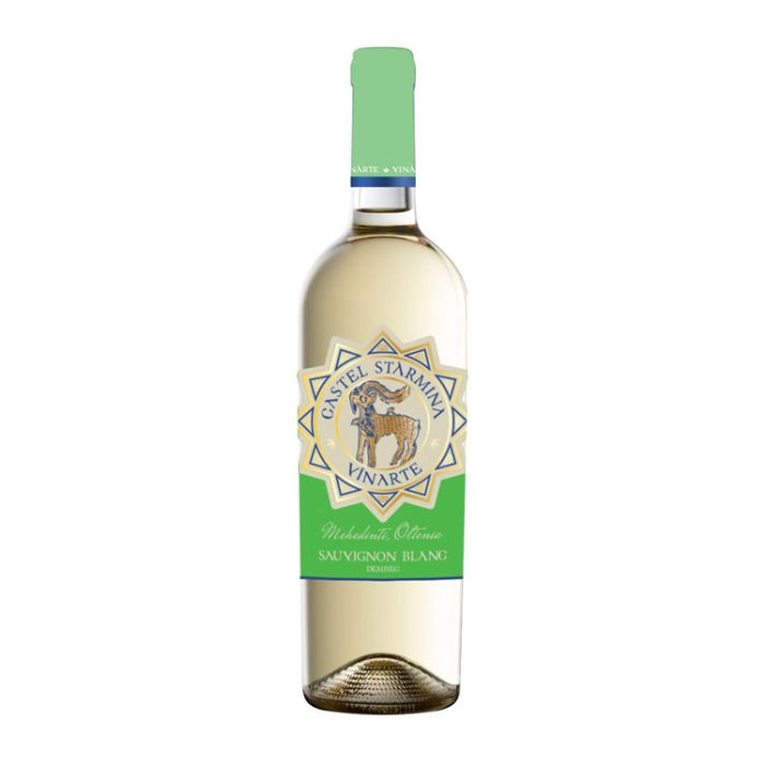 Vinarte Castel Stârmina Vin Alb Sauvignon Blanc 0.75L