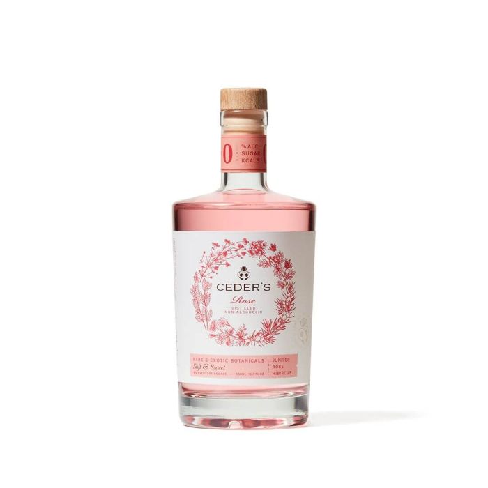 Ceder’s Pink Rose Non Alcoolic Gin 0.5L Ceder’s Pink Rose Non Alcoolic Gin 0.5L